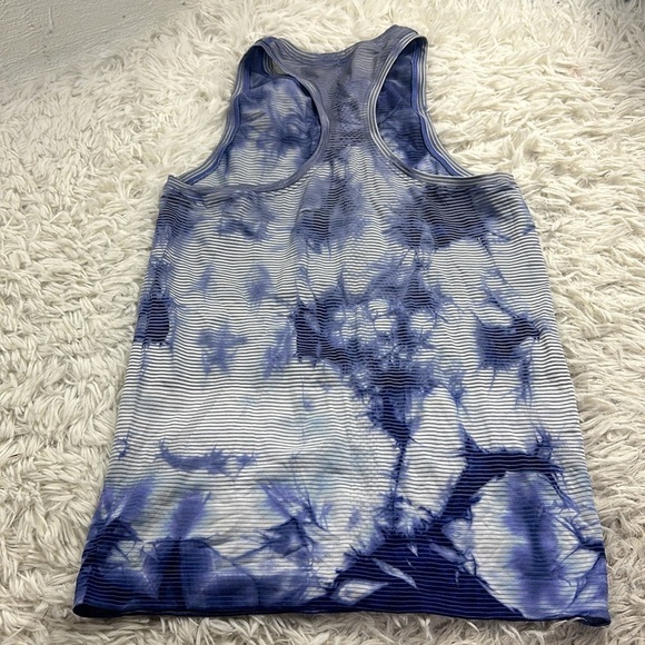 Lululemon Swiftly Tech Tank 2.0 *Wash Shibori Stripe Midnight Orchid - Picture 3 of 4